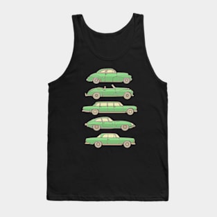 Green Classic Cars Tank Top